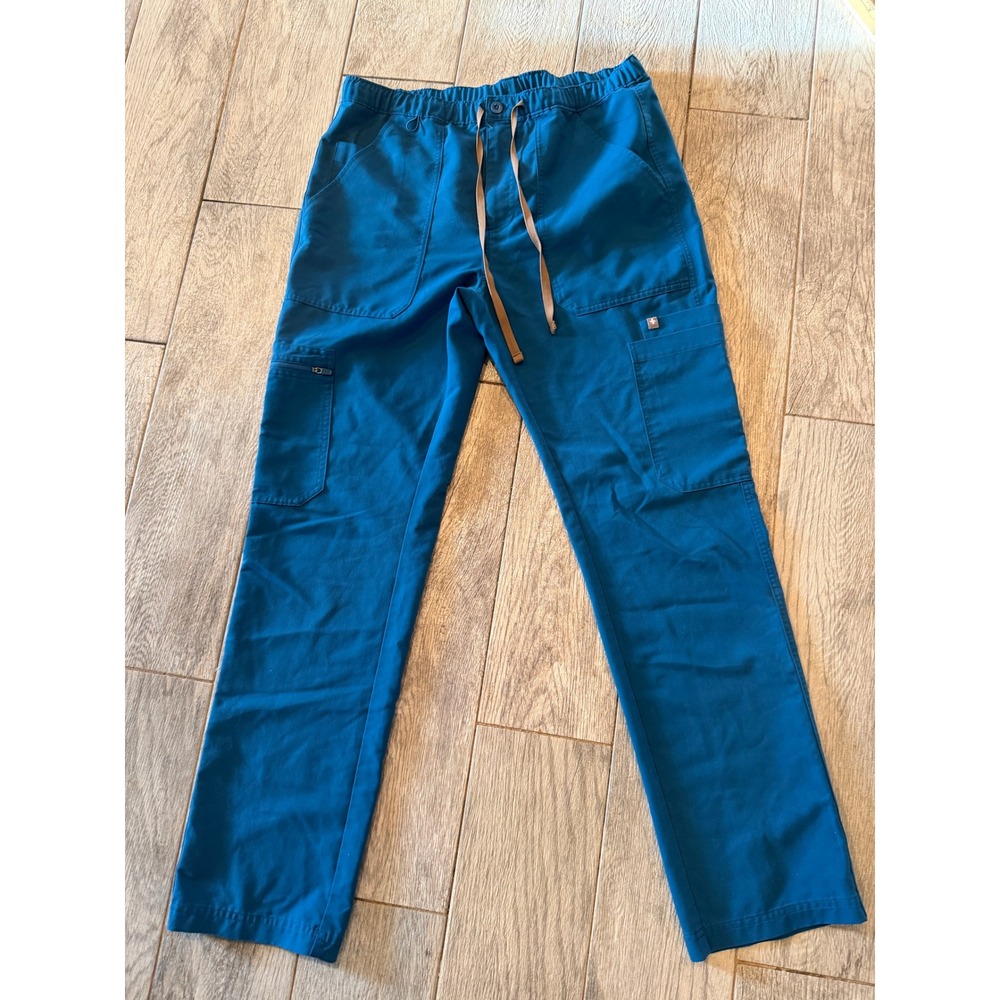 FIGS Scrub Pants Bottoms Mens Cairo Cargo TM3001 Medium Nursing Technical Pant